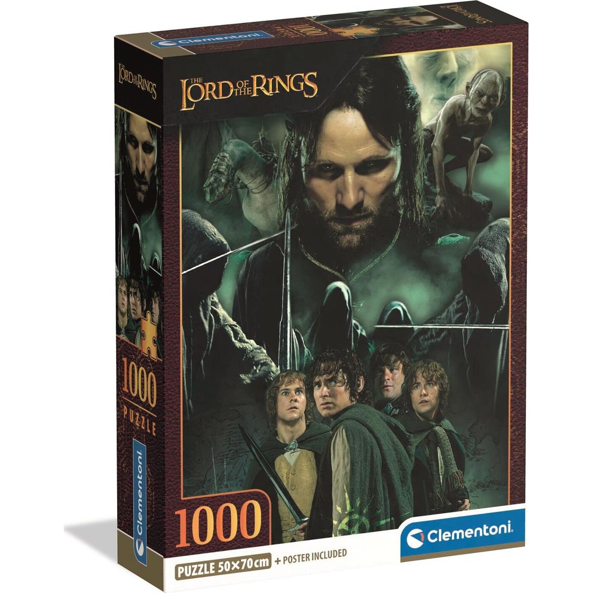 1000 Puslespil Hqc The Lord Of The Rings Brikker