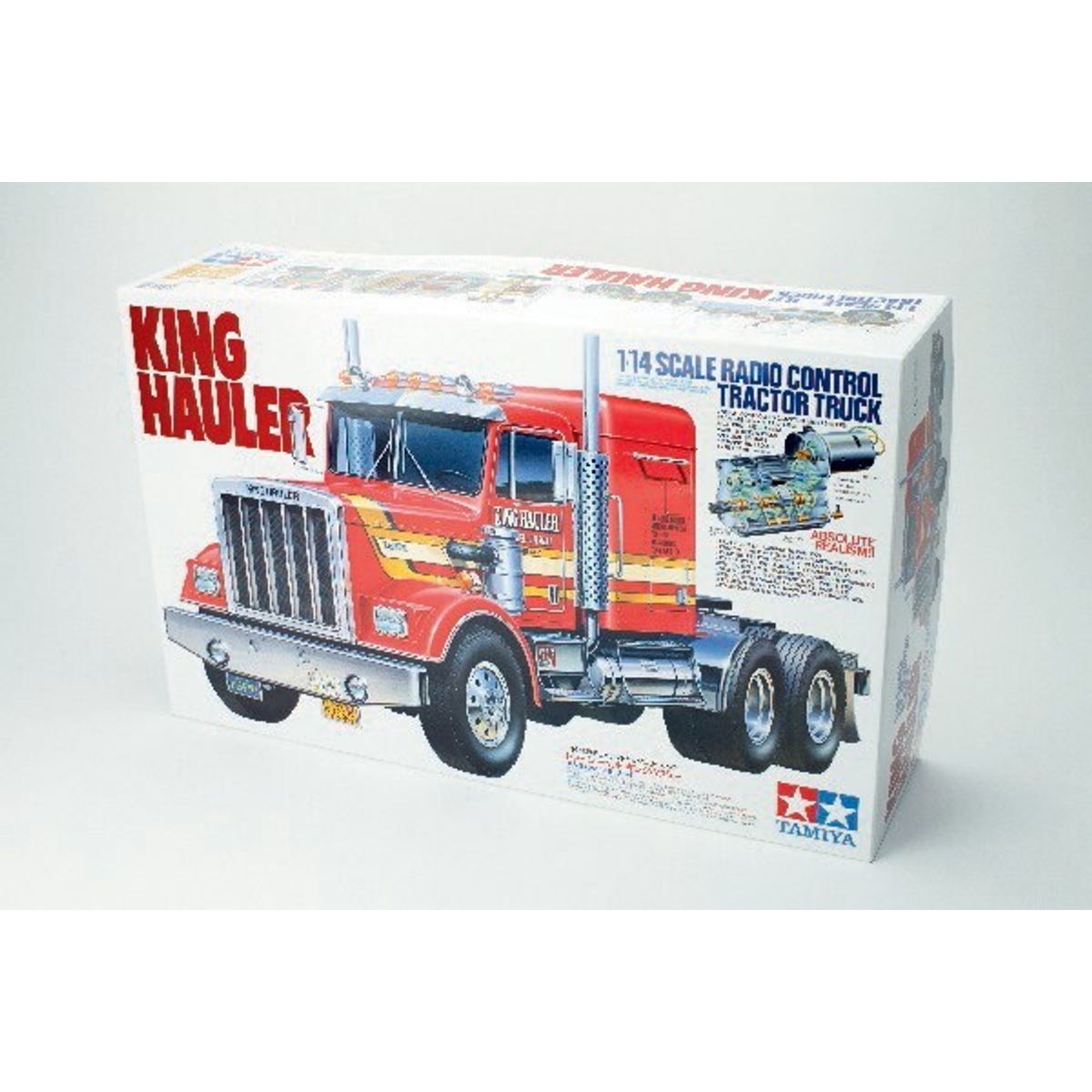 Tamiya - Rc King Hauler Truck Fjernstyret Lastbil Byggesæt - 1:14 - 56301