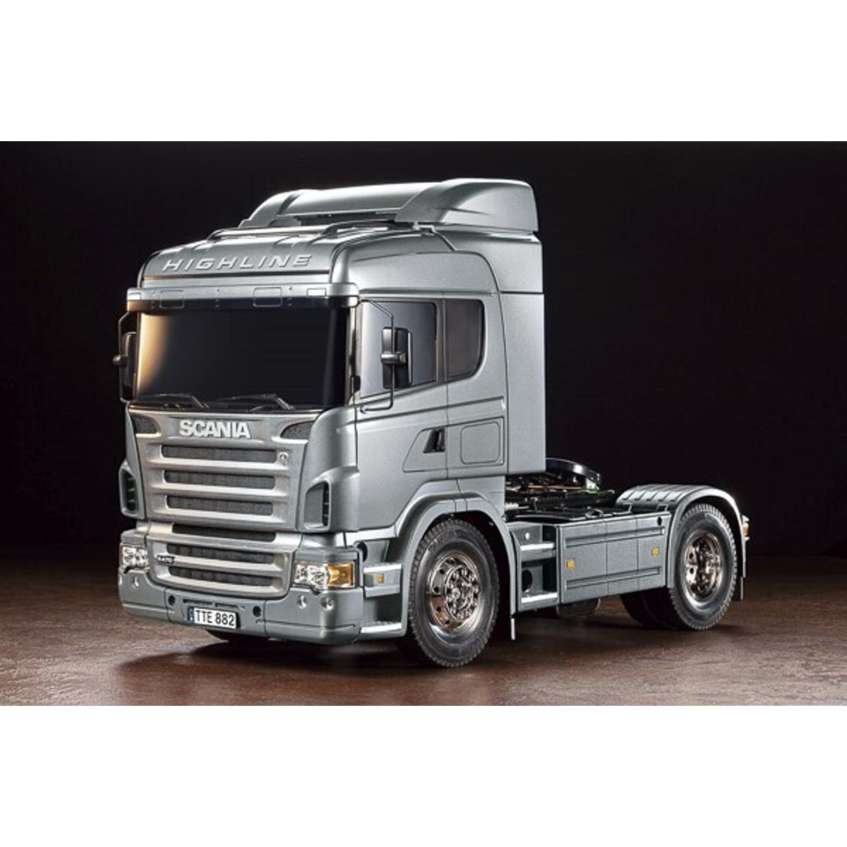 Tamiya - Rc Scania R470 Silver Edition Fjernstyret Lastbil Byggesæt - 1:14 - 56364