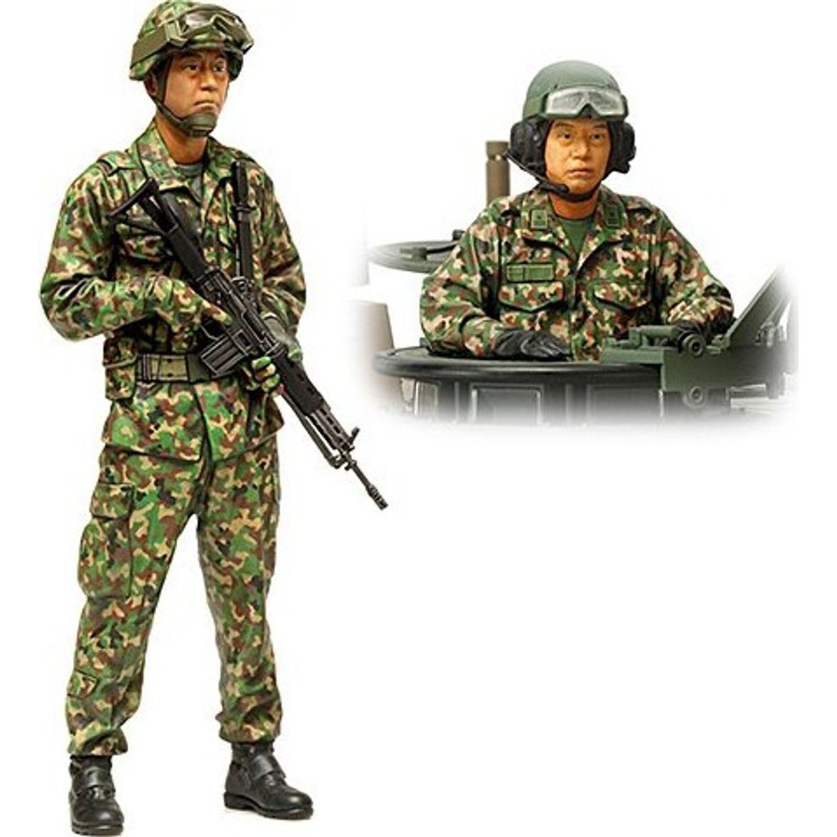 Tamiya - Tank Crew Japan Ground Self Defense Figurer - 1:16 - 36316