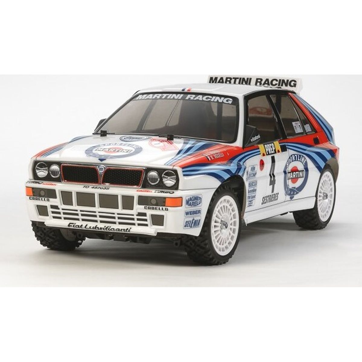 Tamiya - Rc Lancia Delta Tt-02 Fjernstyret Bil Byggesæt - 1:10 - 58570