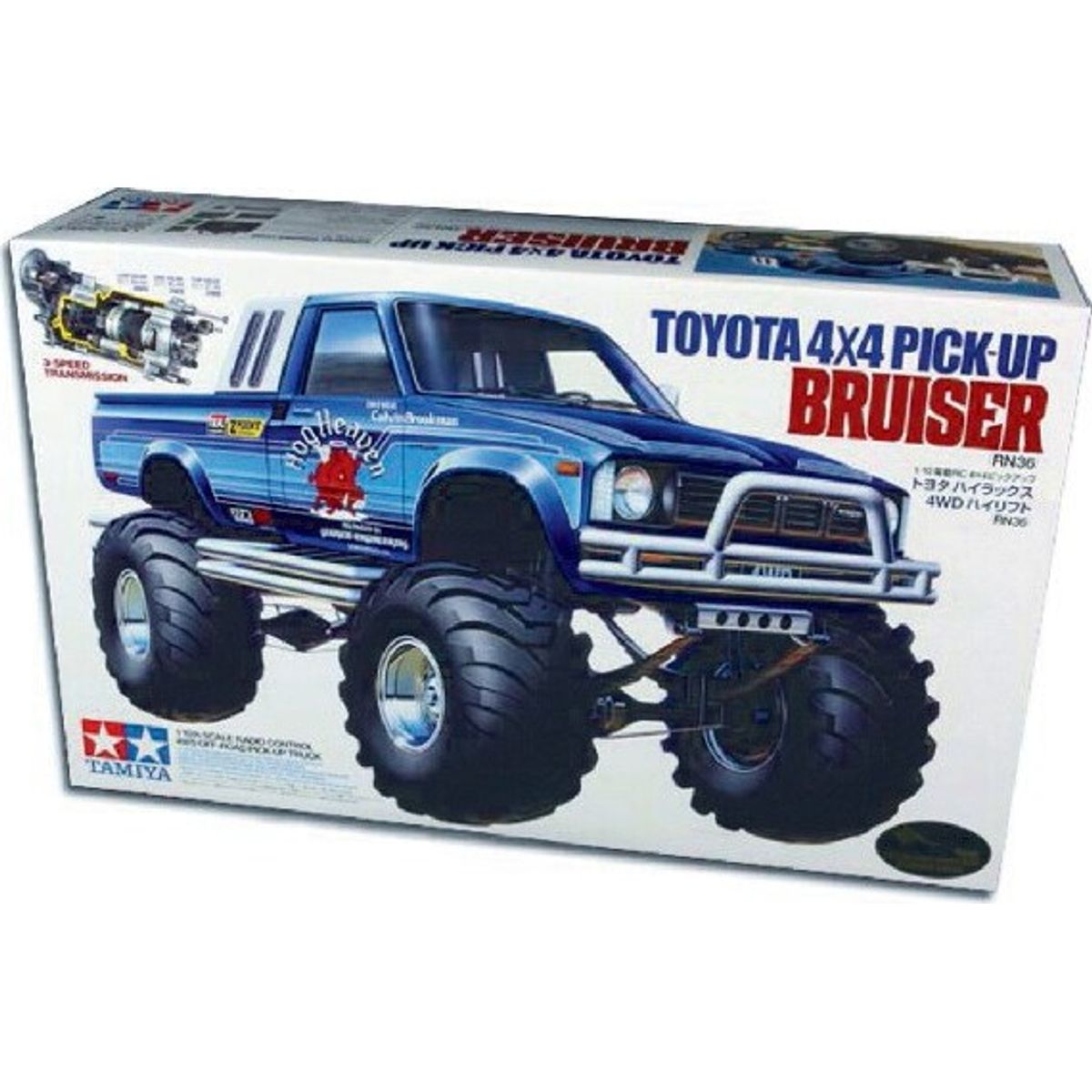 Tamiya - Rc Toyota Bruiser Fjernstyret Bil Byggesæt - 1:10 - 58519