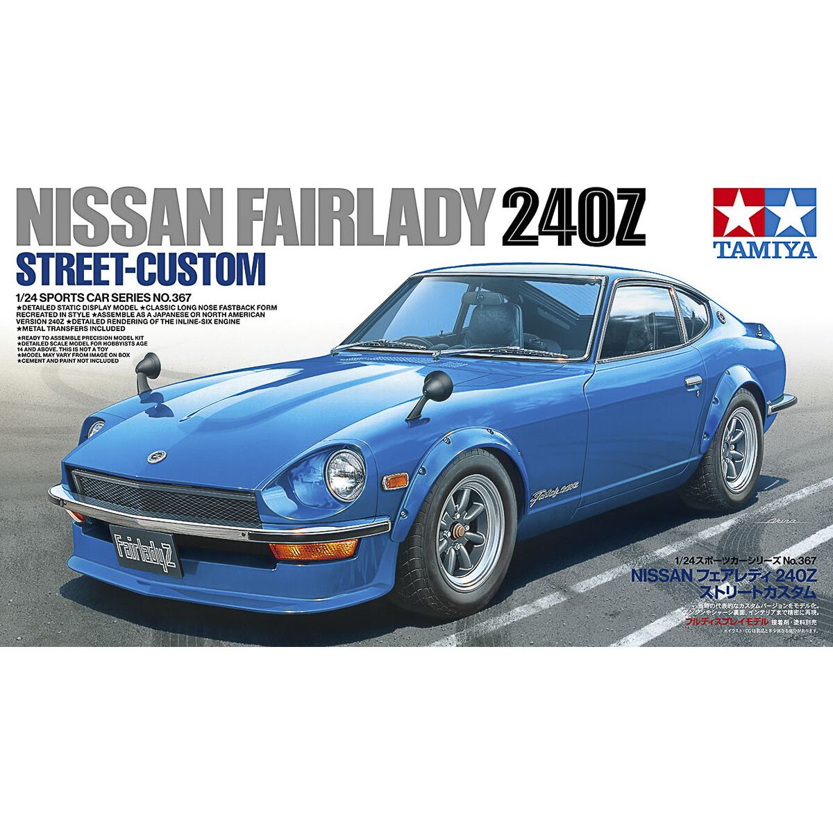 Tamiya - Nissan Fairlady 240z Street-custom Bil - 1/24 - 24367