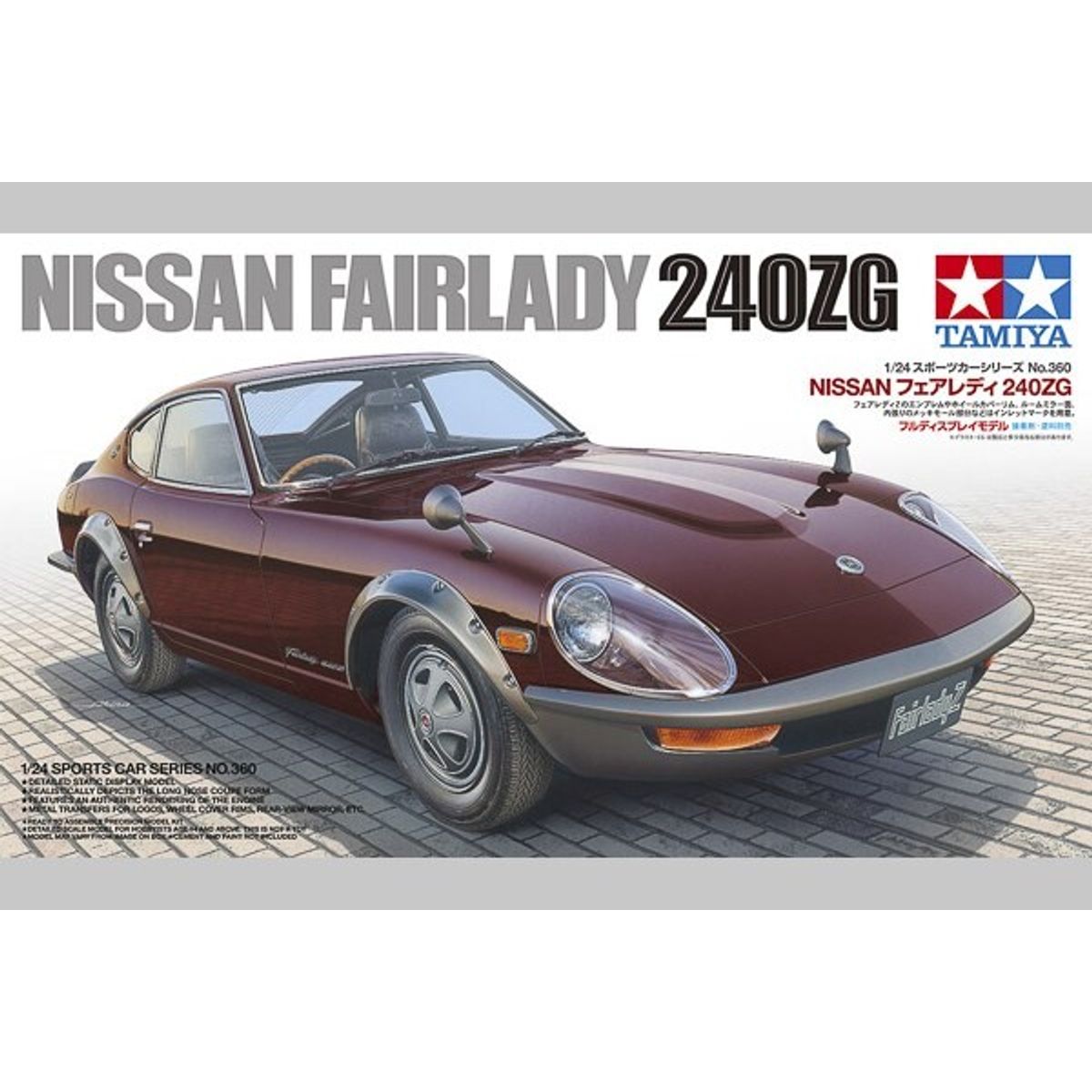 Tamiya - Nissan Fairlady 240zg Modelbil Byggesæt - 1:24 - 24360