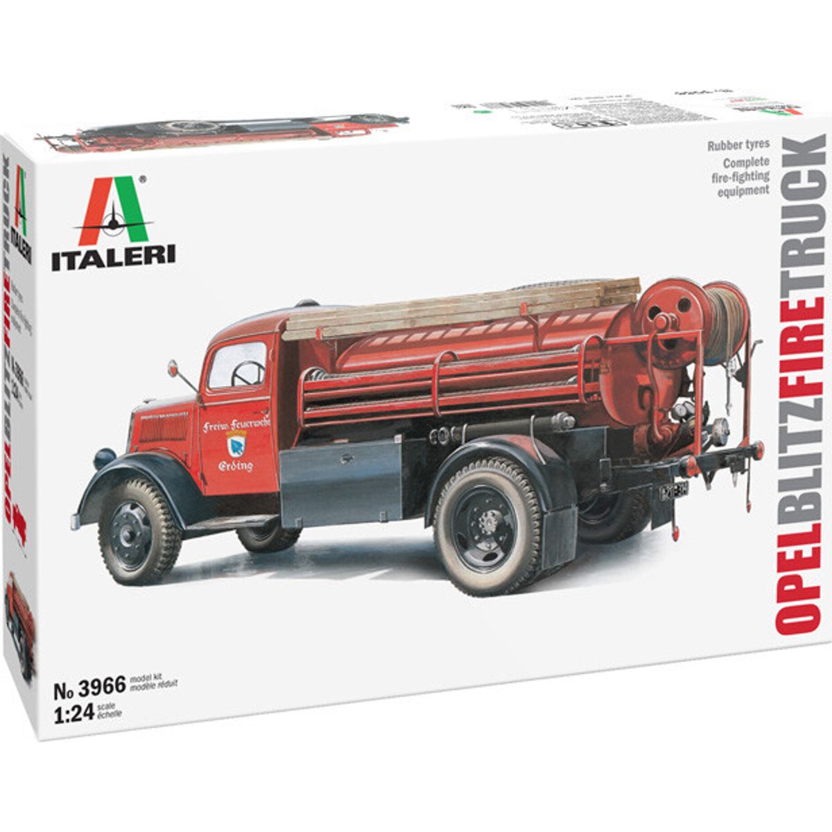 Italeri - Open Blitz Fire Truck Model Byggesæt - 1:24 - 3966