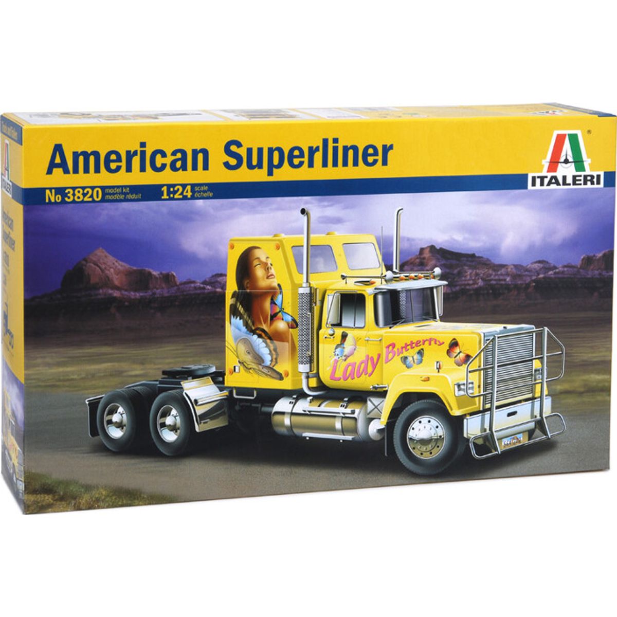 Italeri - American Superliner Lastbil Byggesæt - 1:24 - 3820