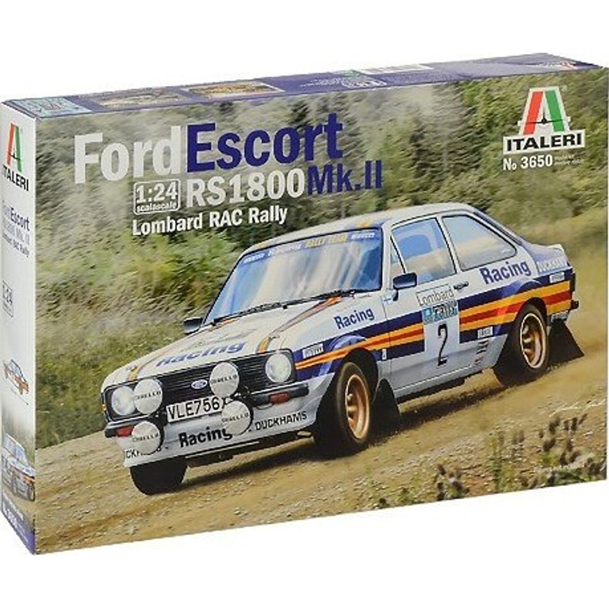 Italeri - Ford Escort Rs1800 Mk.ii Bil Byggesæt - 1:24 - 3650