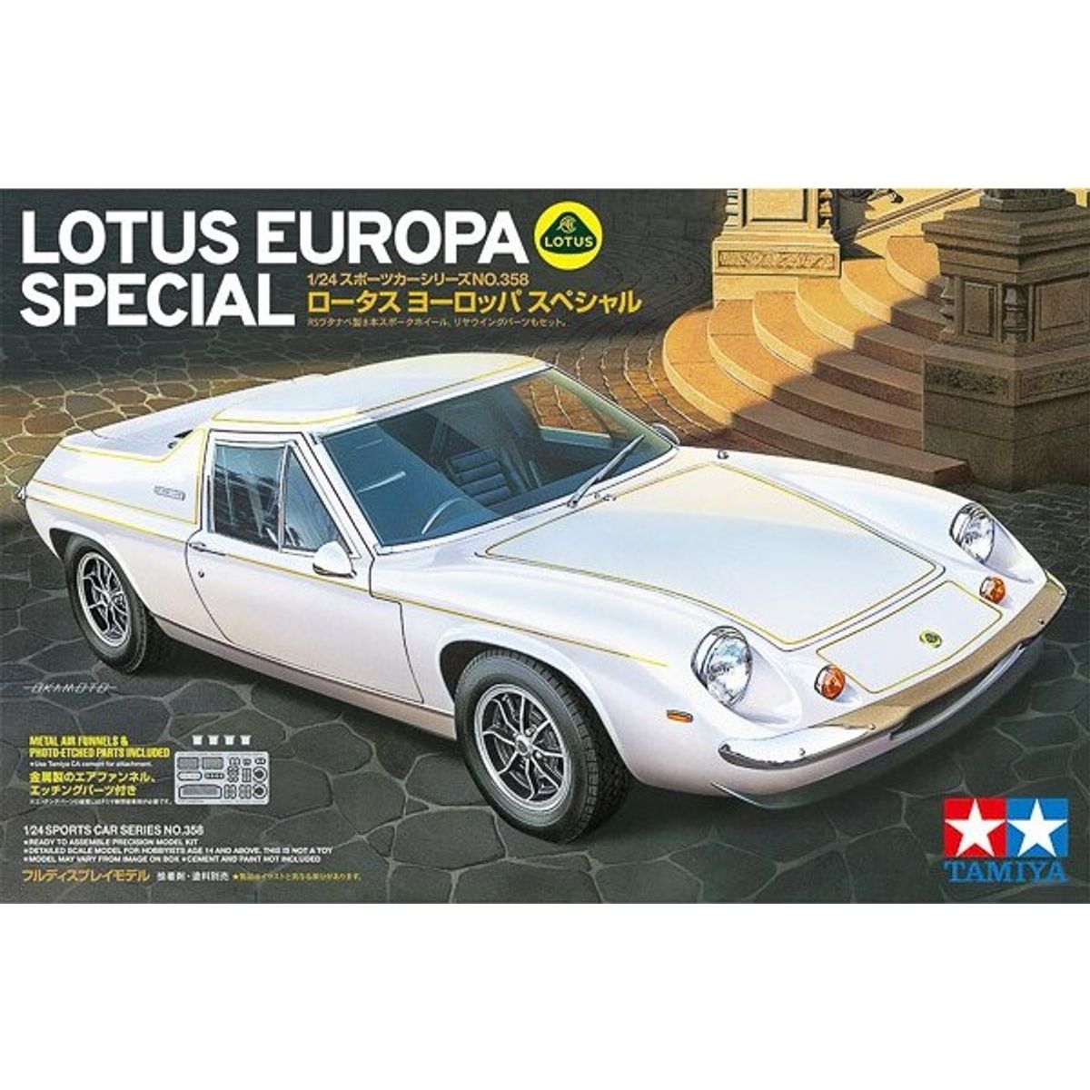 Tamiya - Lotus Europa Special Modelbil Byggesæt - 1:24 - 24358