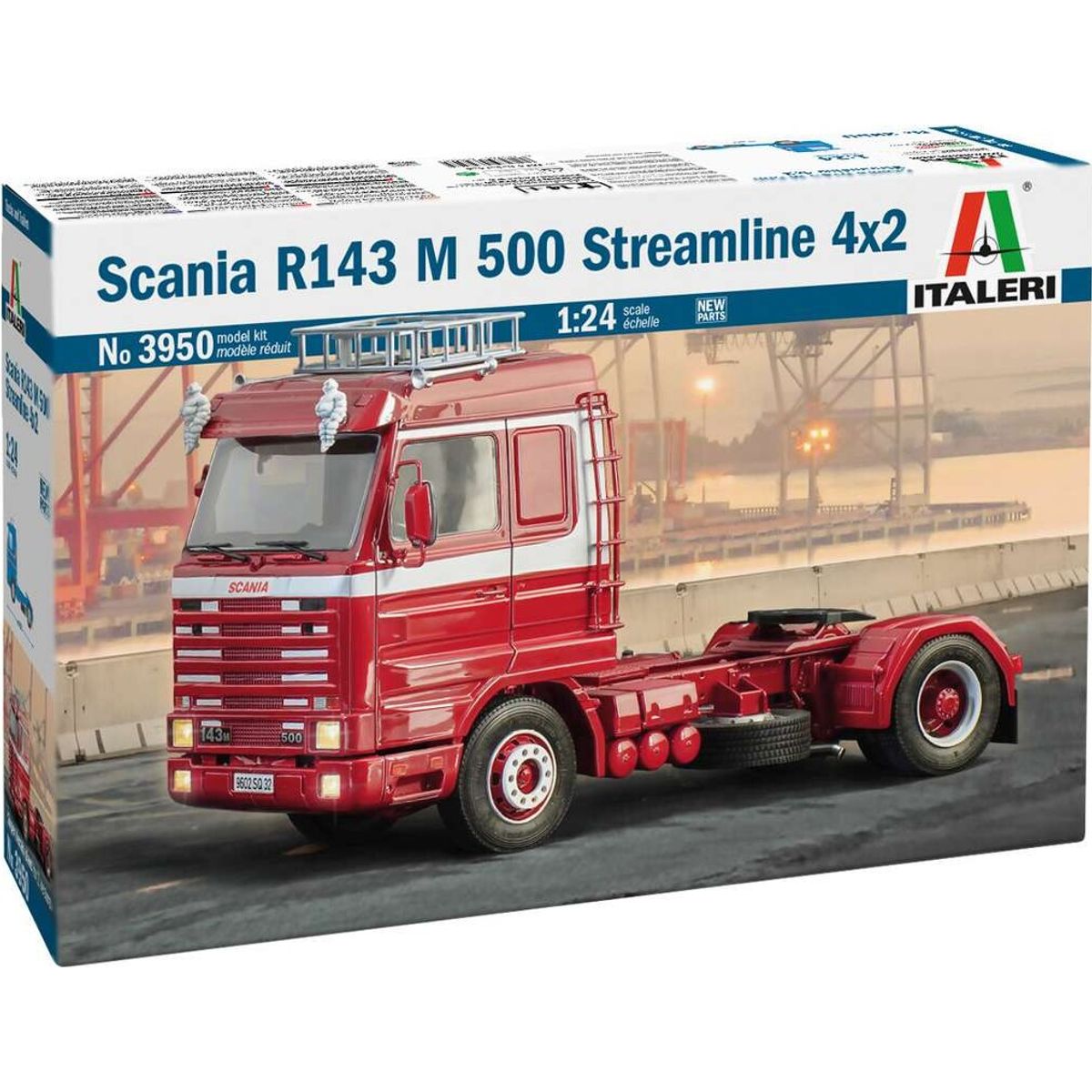 Italeri - Scania R143 M 500 Streamline 4x2 Truck - 1:24 - 3950s