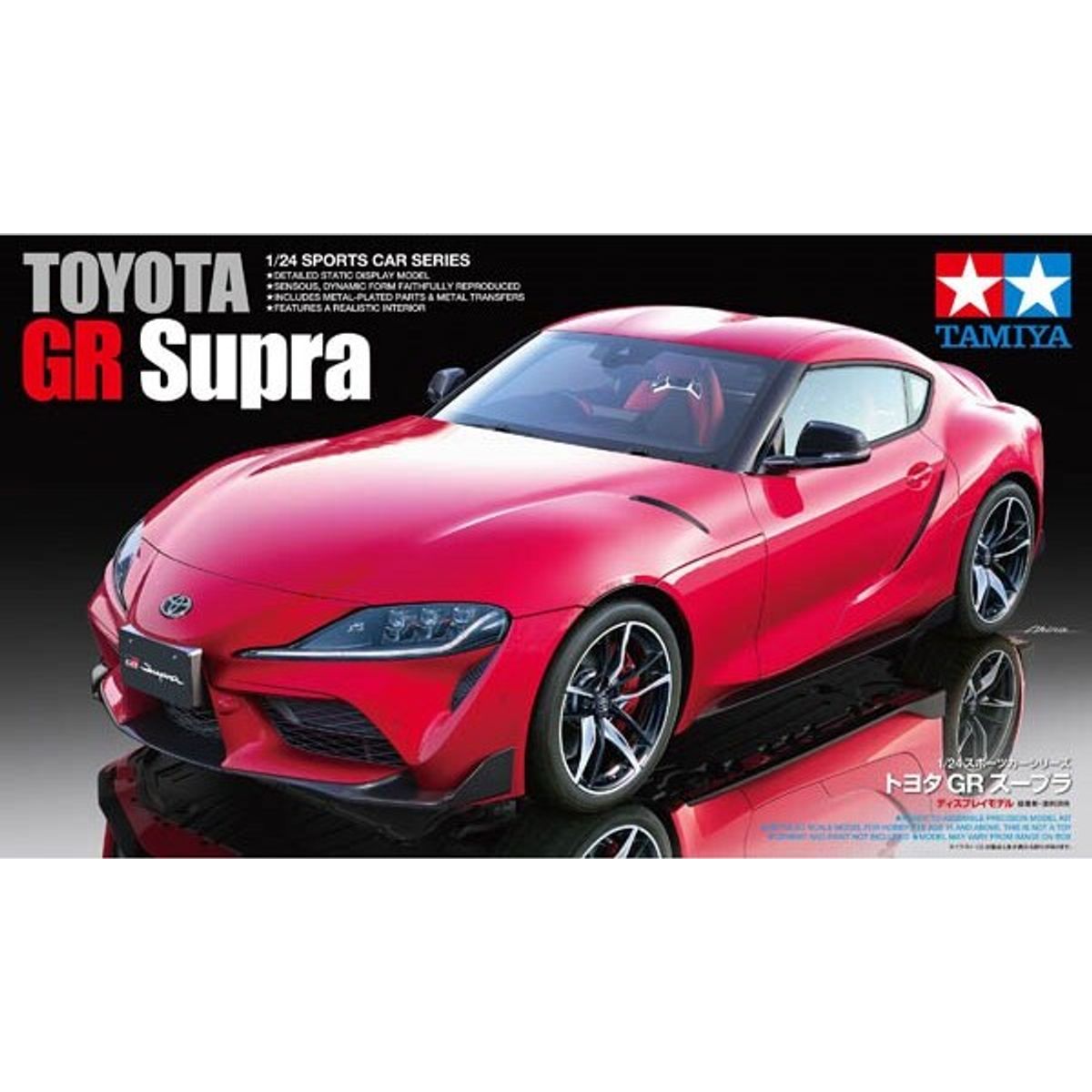 Tamiya - Toyota Gr Supra Modelbil Byggesæt - 1:24 - 24351