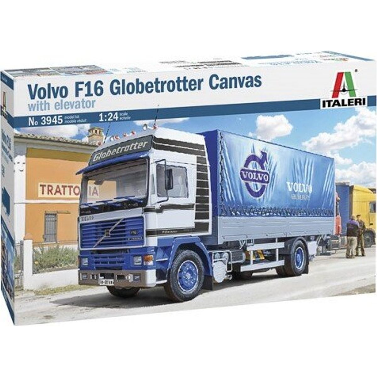 Italeri - Volvo F16 Globetrotter Lastbil Byggesæt - 1:24 - 3945