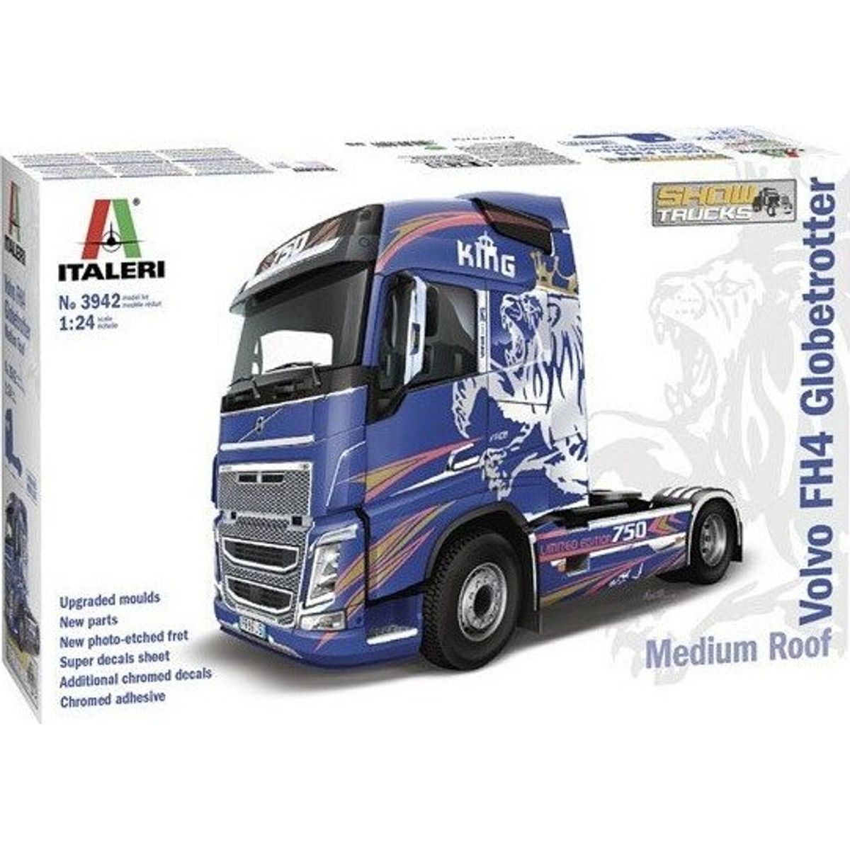 Italeri - Volve Fh4 Globetrotter - Show Trucks - 1:24 - 3942