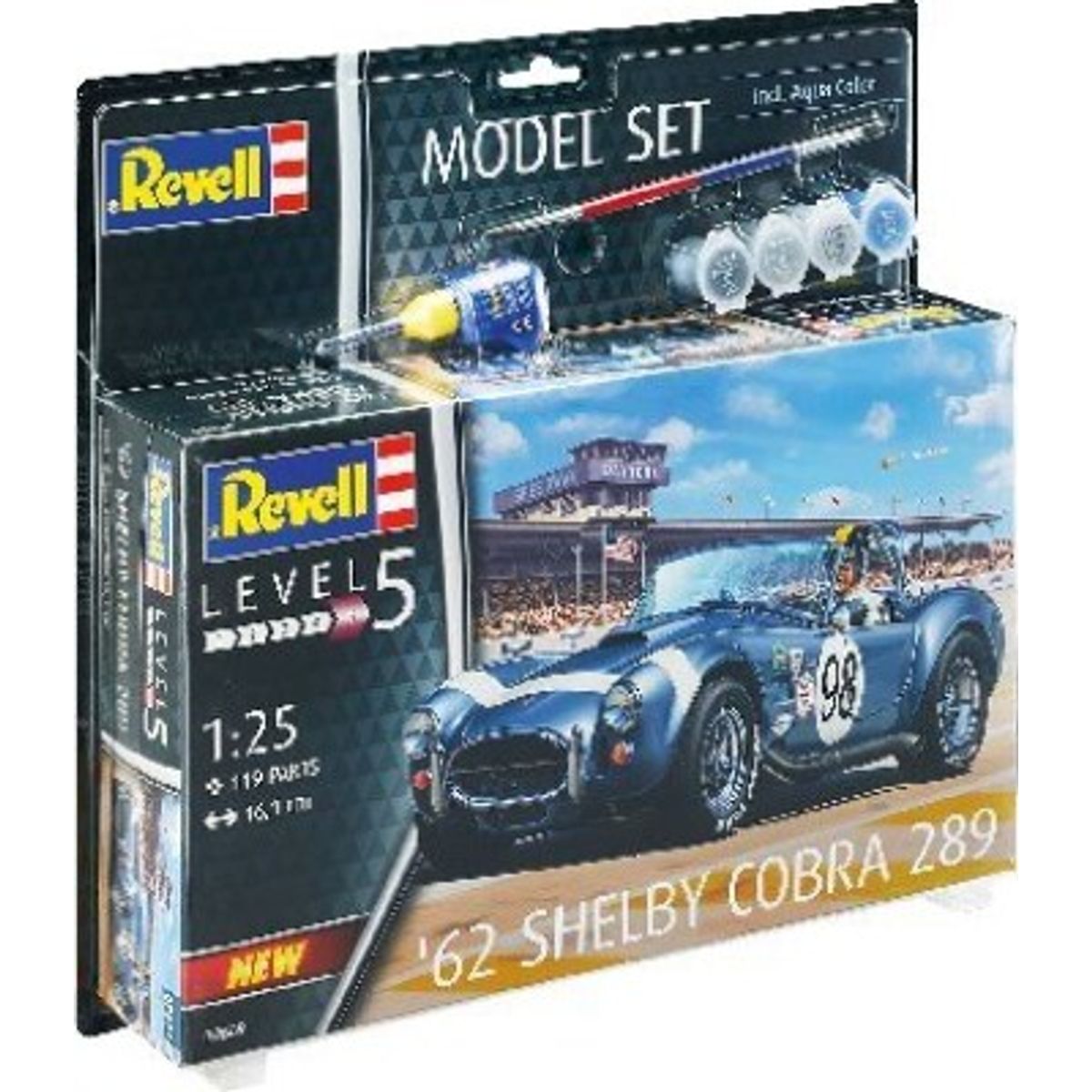 Revell - Shelby Cobra 289 Inkl. Maling - 1:25 - Level 5 - 67669