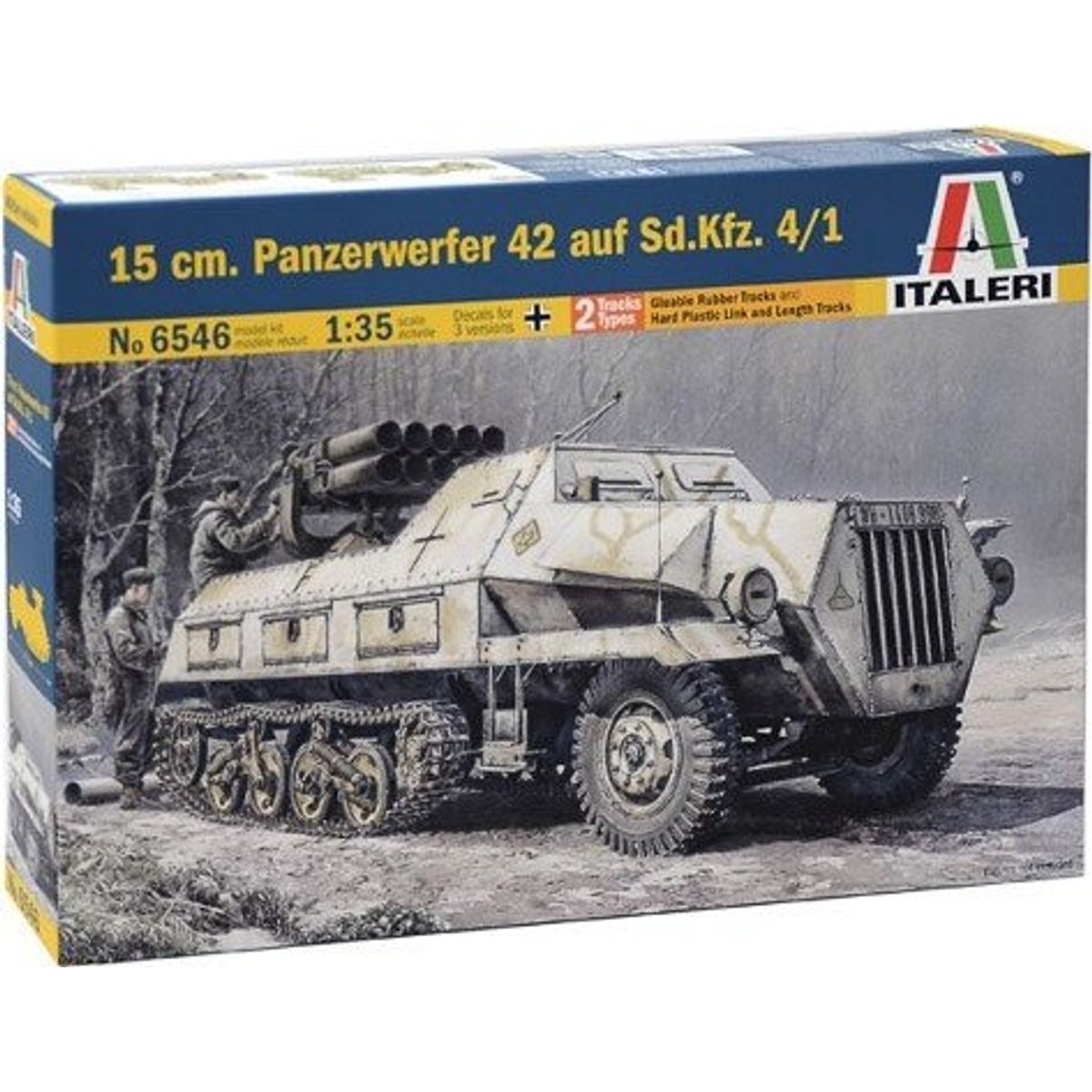 Italeri - Panzerwerfer 42 Auf Sd.kfz. 4/1 Tank Byggesæt - 6546