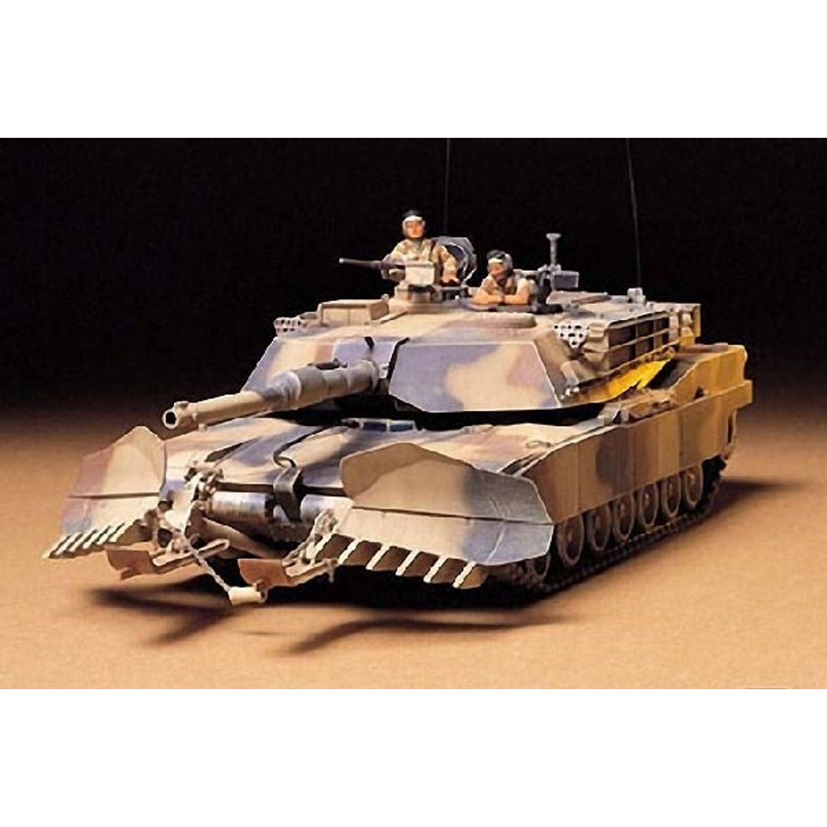 Tamiya - M1a1 Abrams With Mine Plow Byggesæt - 1:35 - 35158