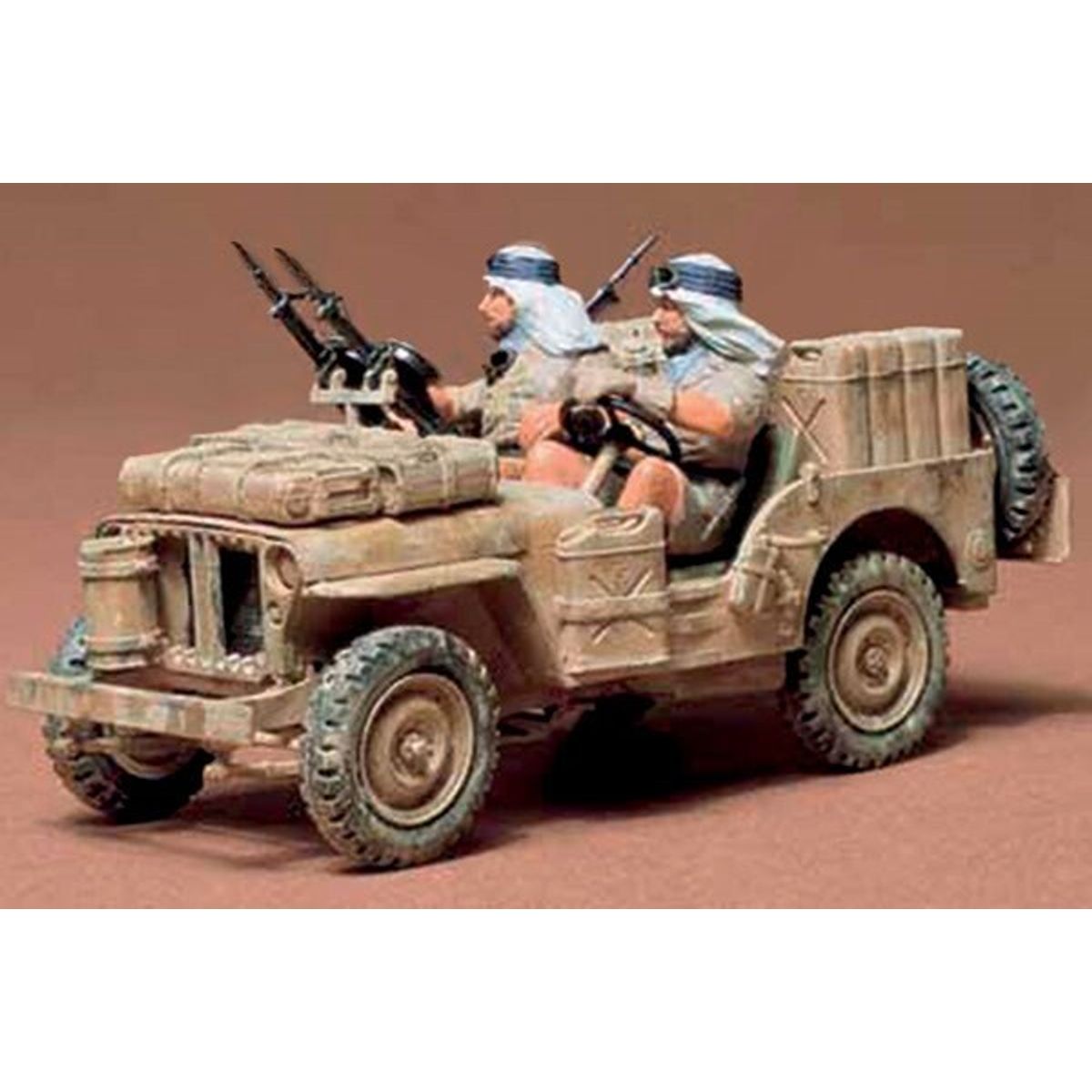 Tamiya - British Sas Jeep Byggesæt - 1:35 - 35033