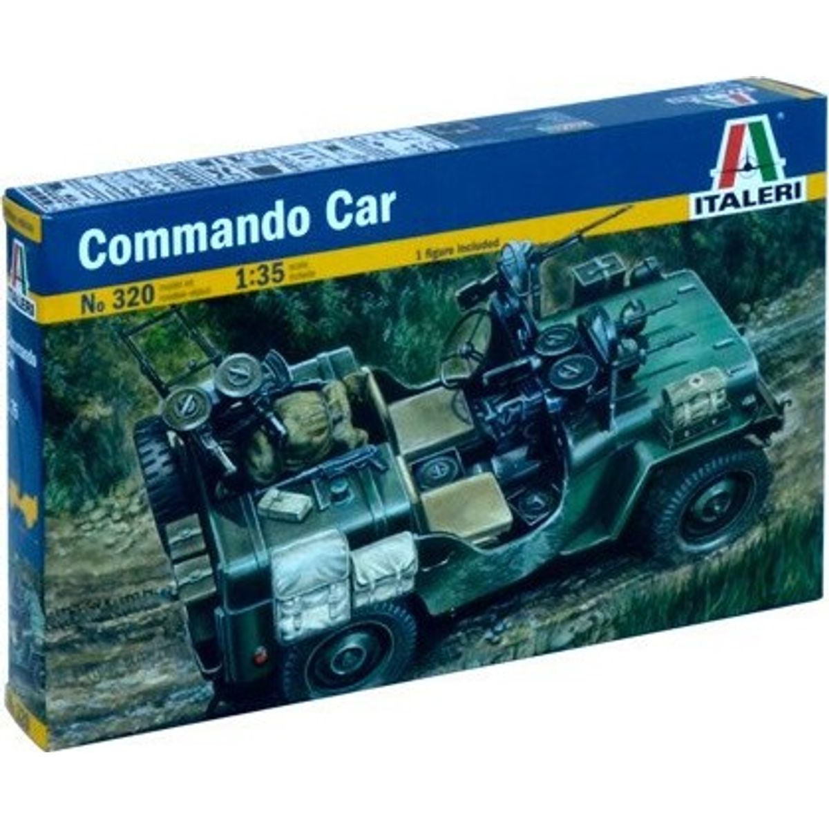 Italeri - Commando Car Byggesæt - 1:35 - 0320s