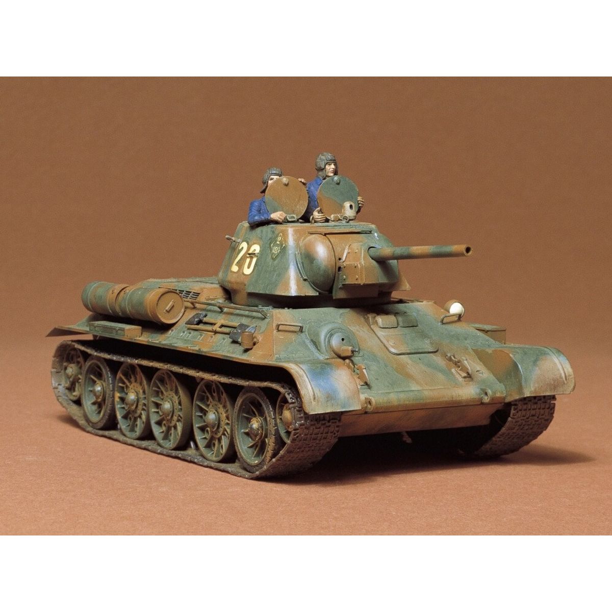 Tamiya - T34/76 Russisk Model Tank Byggesæt - 1:35 - 35059