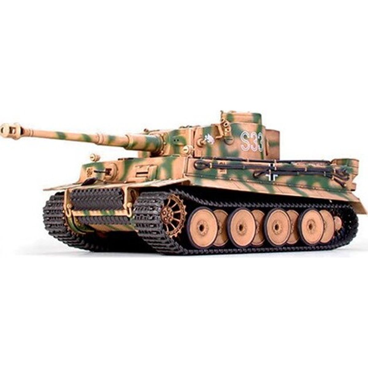 Tamiya - Tiger I Late Version Model Tank Byggesæt - 1:35 - 35146