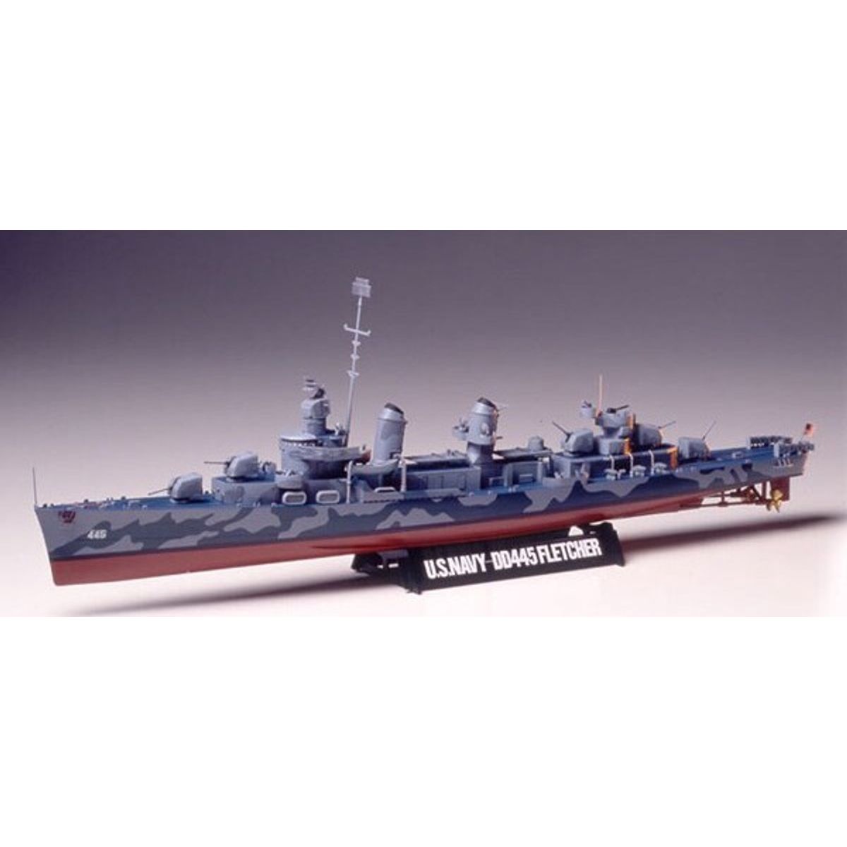 Tamiya - Fletcher Us Destroyer Dd-445 Skib Byggesæt - 1:350 - 78012