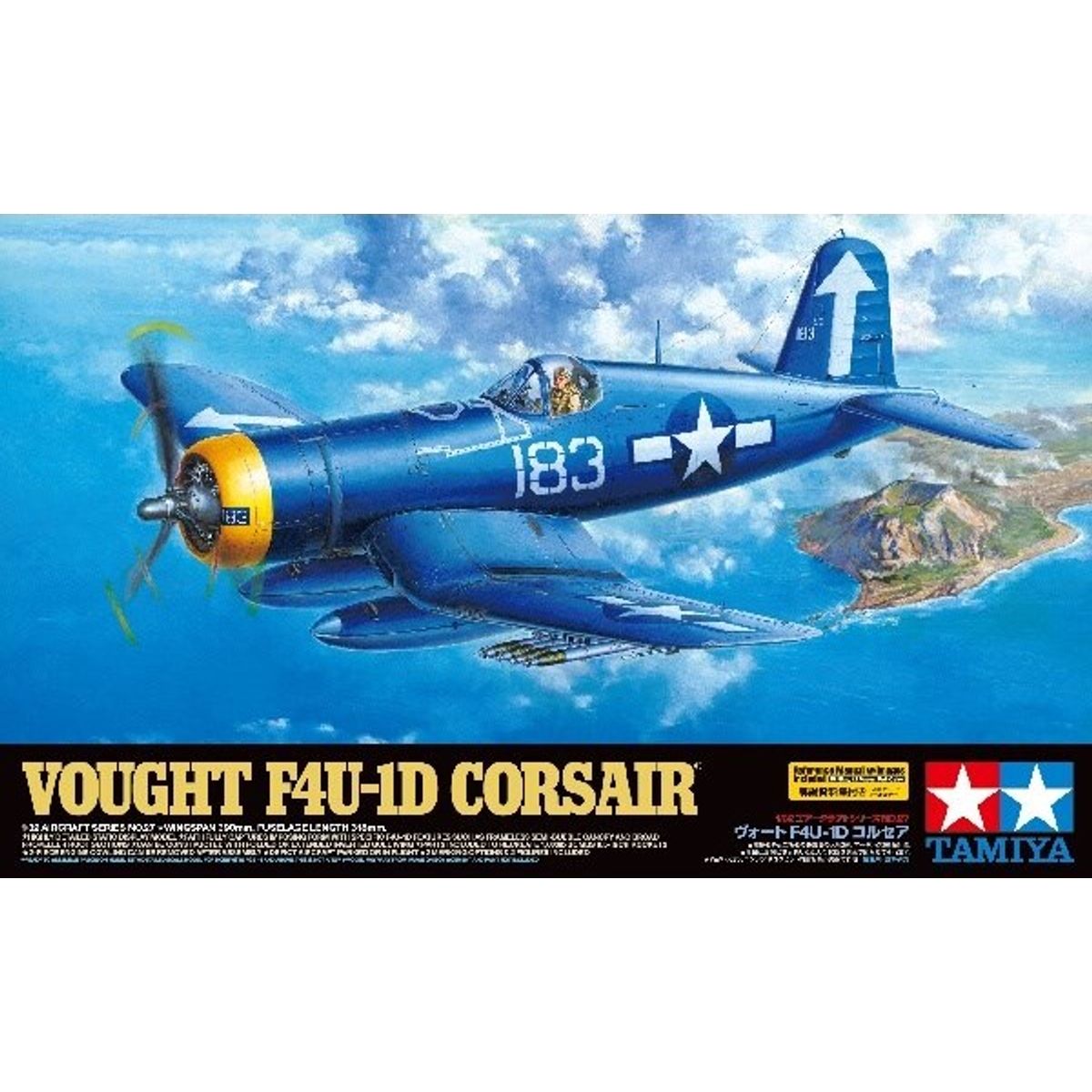 Tamiya - Vought F4u-1d Corsair Modelfly Byggesæt - 1:32 - 60327