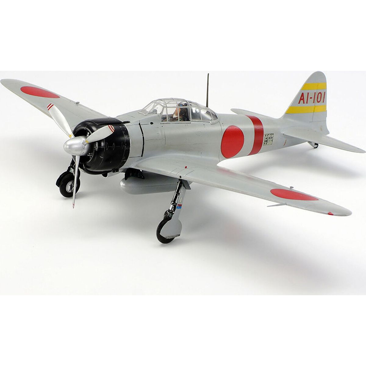 Tamiya - A6m2 Zero Fighter Zeke Type 21 Byggesæt - 1:48 - 61016