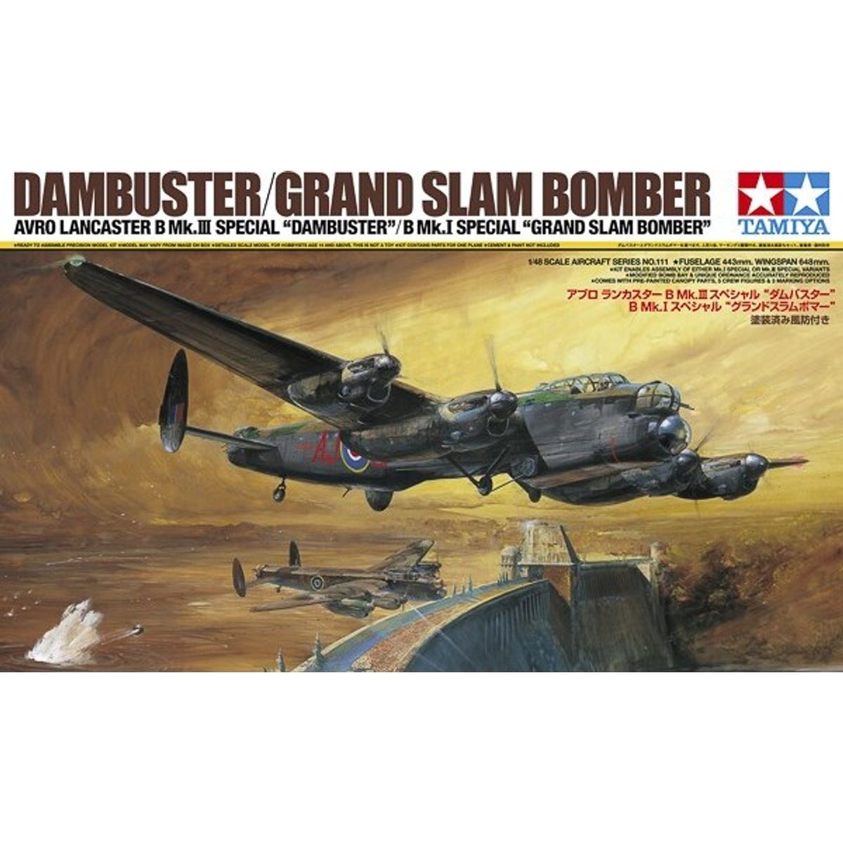 Tamiya - Dambuster Grand Slam Bomber Byggesæt - 1:48 - 61111