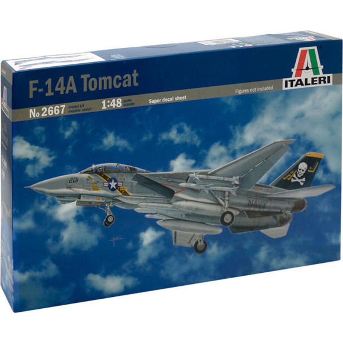 Italeri - F-14a Tomcat Fly Byggesæt - 1:48 - 2667