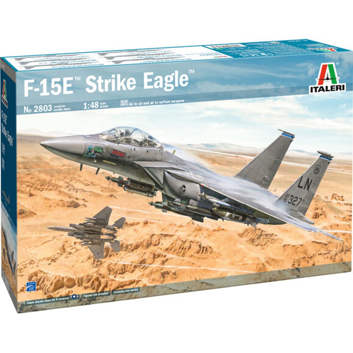 Italeri - F-15e Strike Eagle Fly Byggesæt - 1:48 - 2803