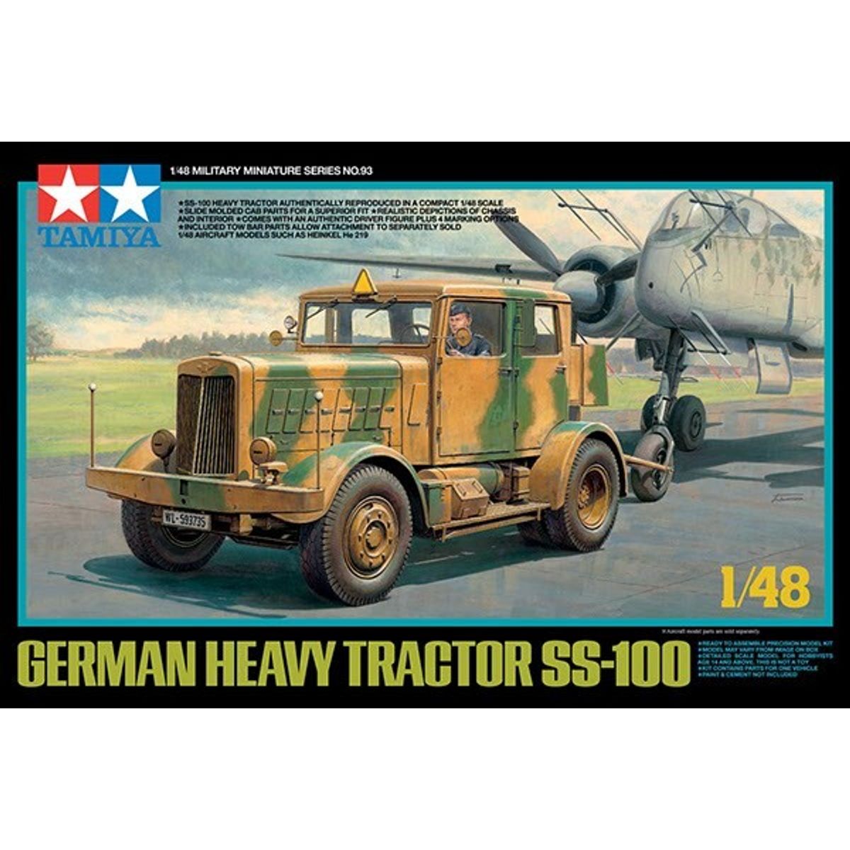 Tamiya - German Heavy Tractor Ss-100 - 1/48 - 32593