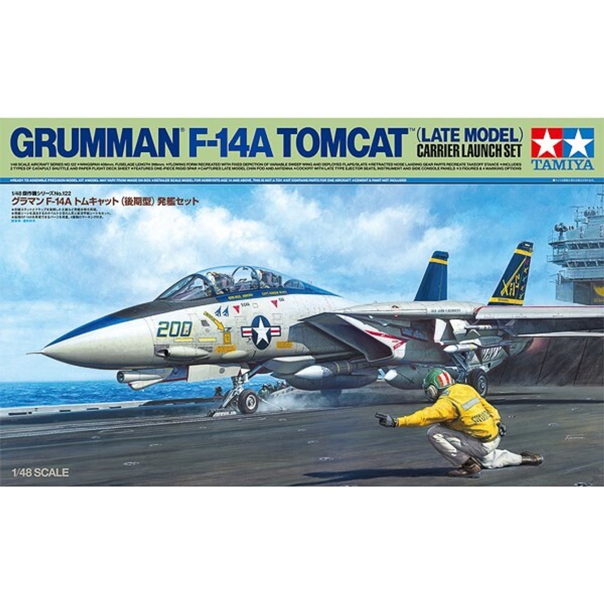 Tamiya - Grumman F-14a Tomcat Late Model Byggesæt - 1:48 - 61122