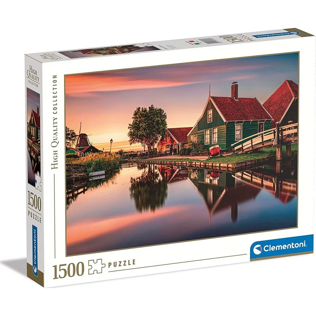 Clementoni Puslespil - Zaanse Shans - High Quality - 1500 Brikker