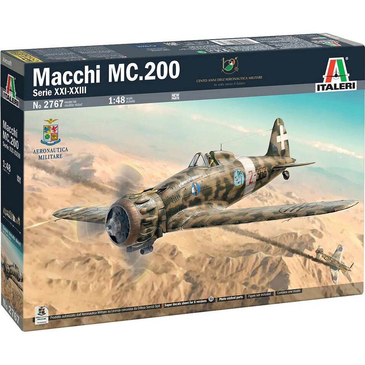 Italeri - Macchi M.c. 200 Series Xxi Byggesæt - 1:48 - 2767s