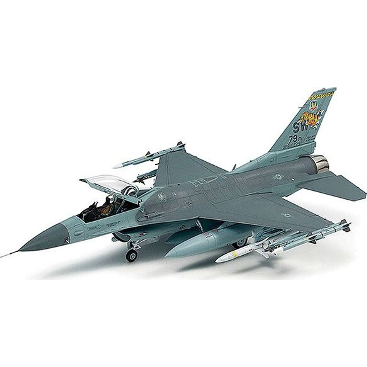 Tamiya - F-16cj Full Equipment Fighting Falcon Block 50 Byggesæt - 1:72 - 60788