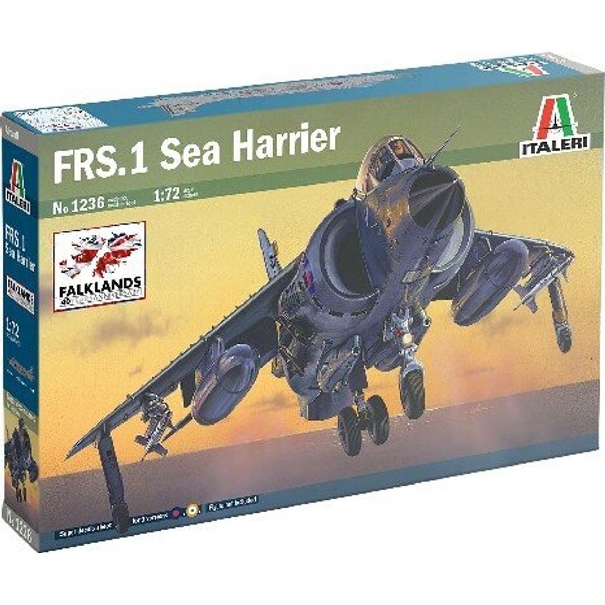 Italeri - Frs.1 Sea Harrier Fly Byggesæt - 1:72 - 1236