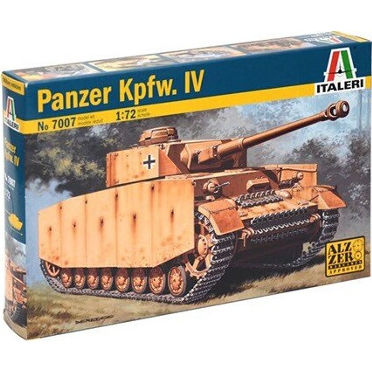 Italeri - Panzer Kpfw. Tank Byggesæt - 1:72 - 7007