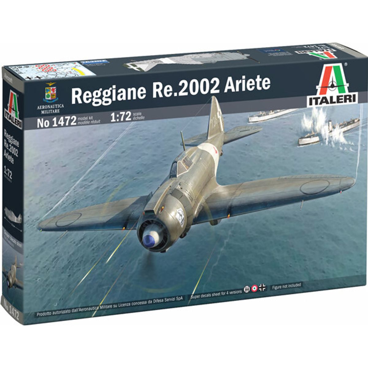 Italeri - Reggiane Re.2002 Ariete Model Byggesæt - 1:72 - 1472