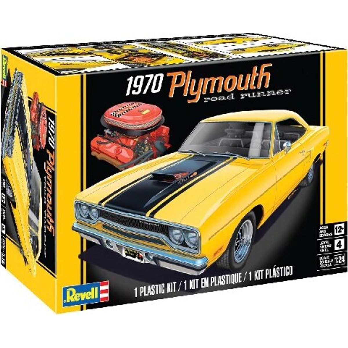 Revell - 1970 Plymouth Roadrunner Modelbil - 1:24 - 14531