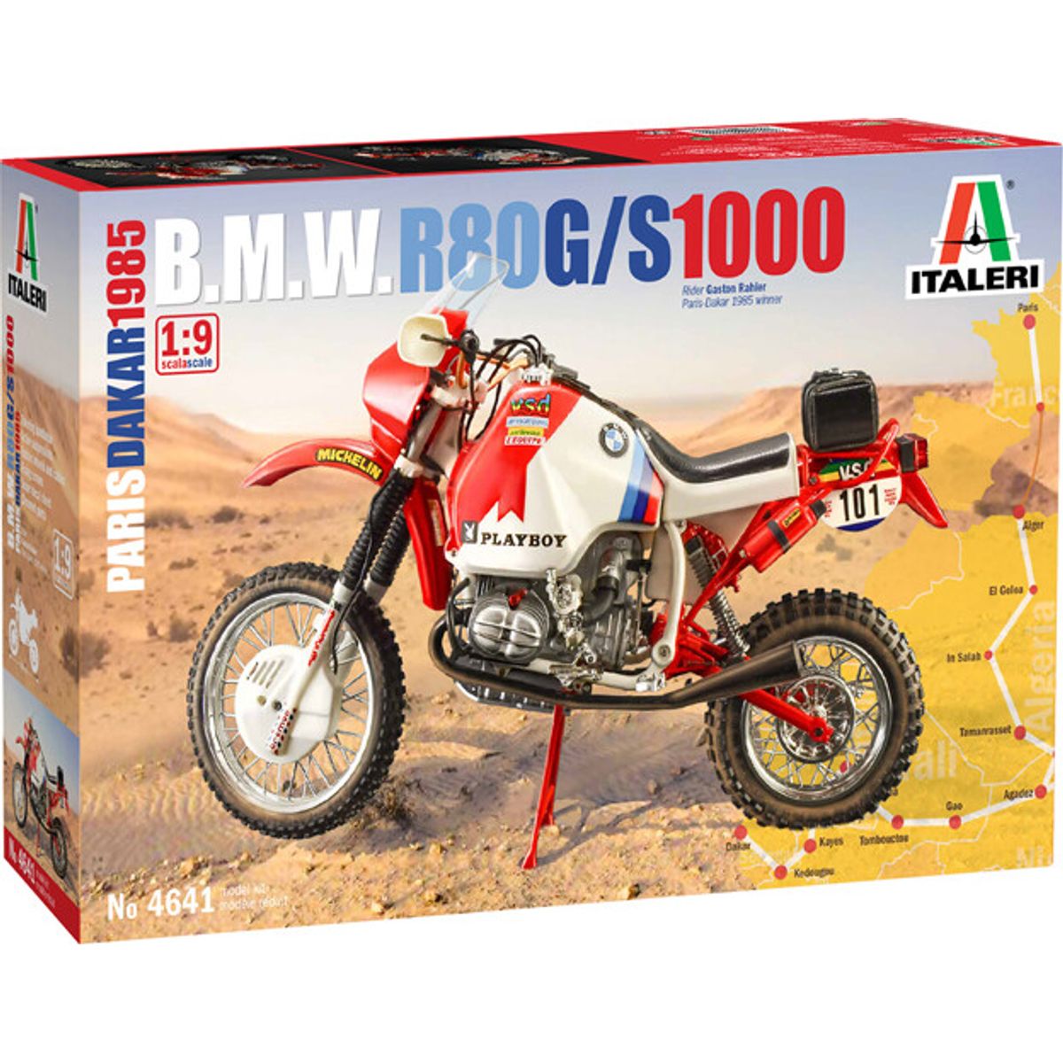 Italeri - Bmw R80 Gs Byggesæt - Paris Dakar 1985 - 1:9 - 4641