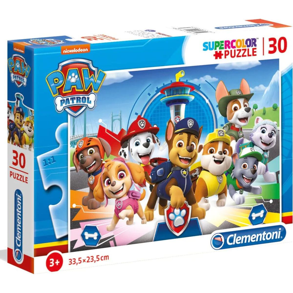 Paw Patrol Puslespil - Super Color - Clementoni - 30 Brikker