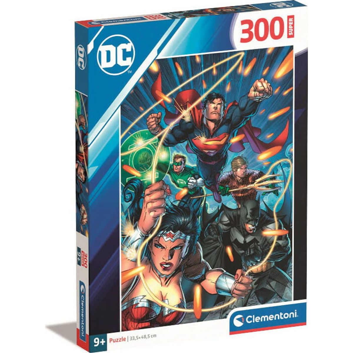 Clementoni Puslespil - Dc Comics - Super - 300 Brikker