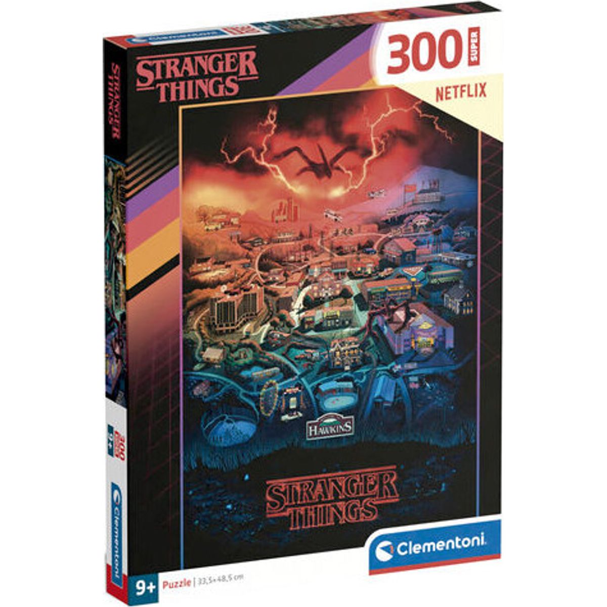 Stranger Things Puslespil - Super - 300 Brikker - Clementoni