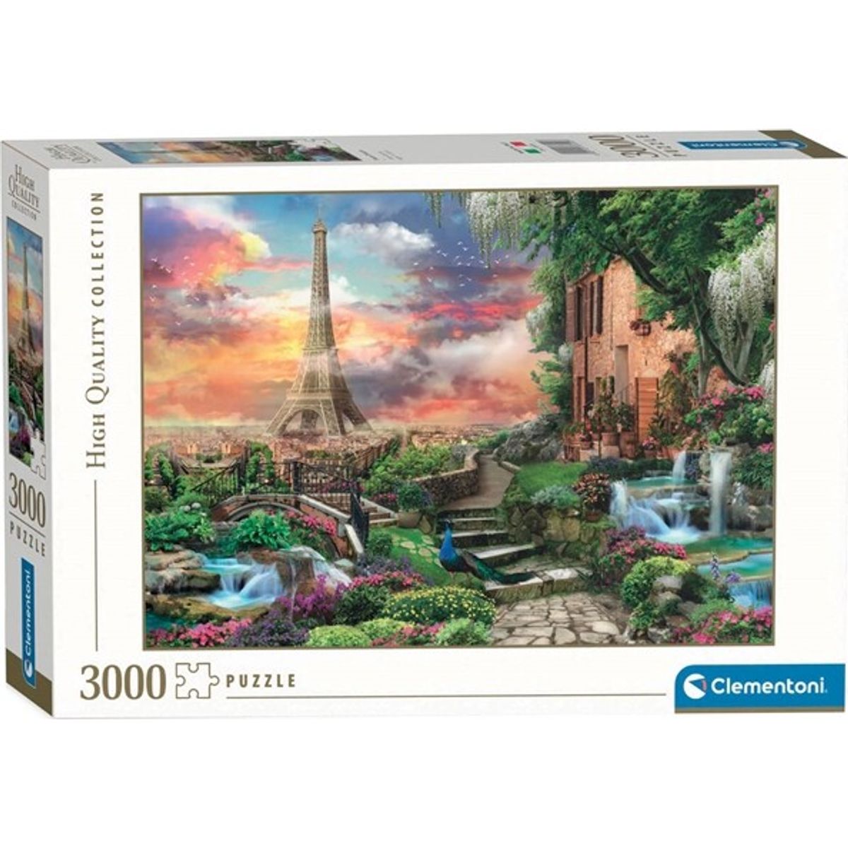 Clementoni Puslespil - Paris Dream - High Quality - 3000 Brikker