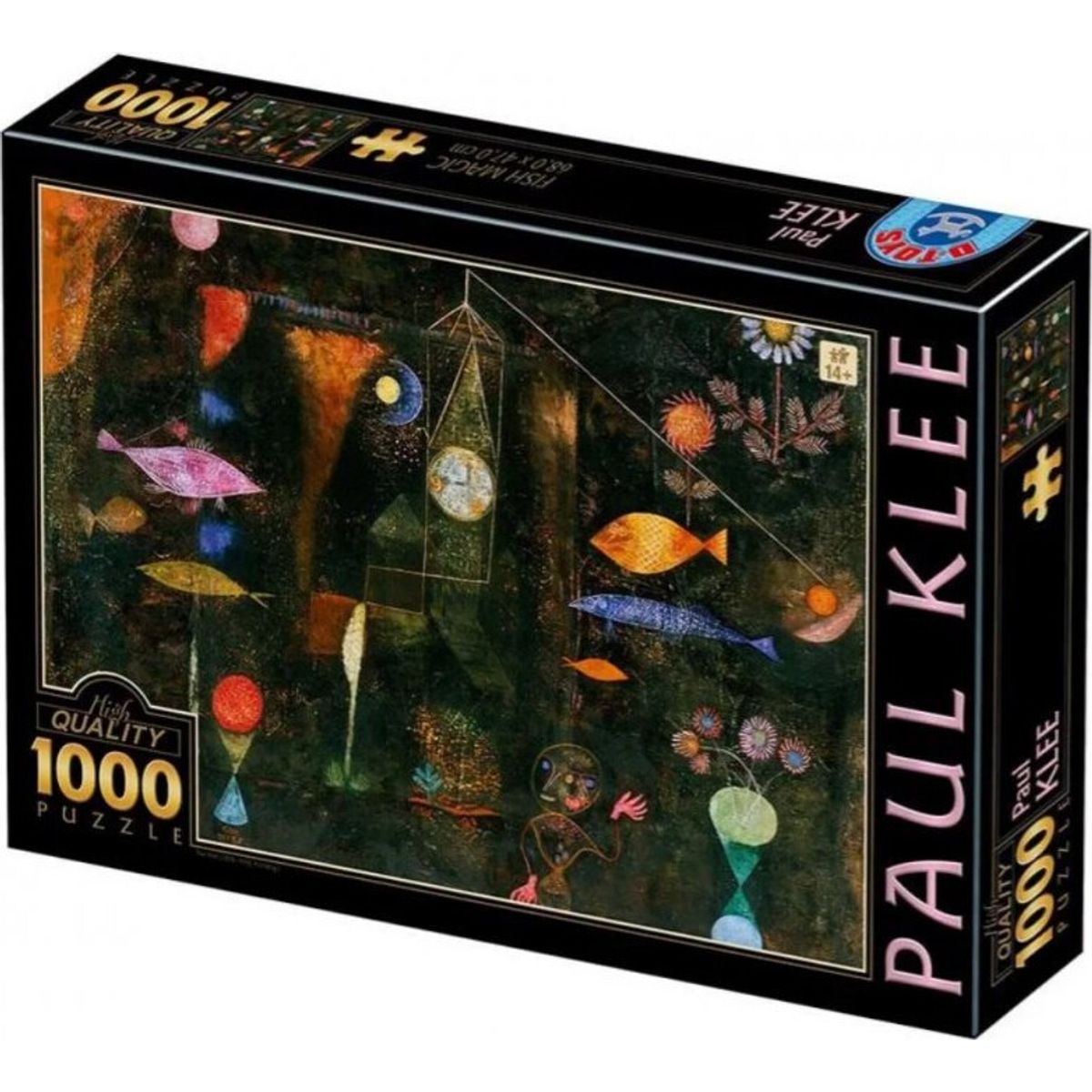 Puslespil - 1000 Brikker - Paul Klee - Fish Magic