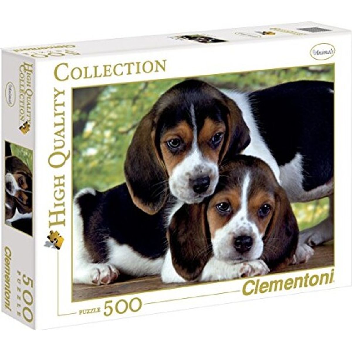 Clementoni Puslespil - Hunde - High Quality - 500 Brikker