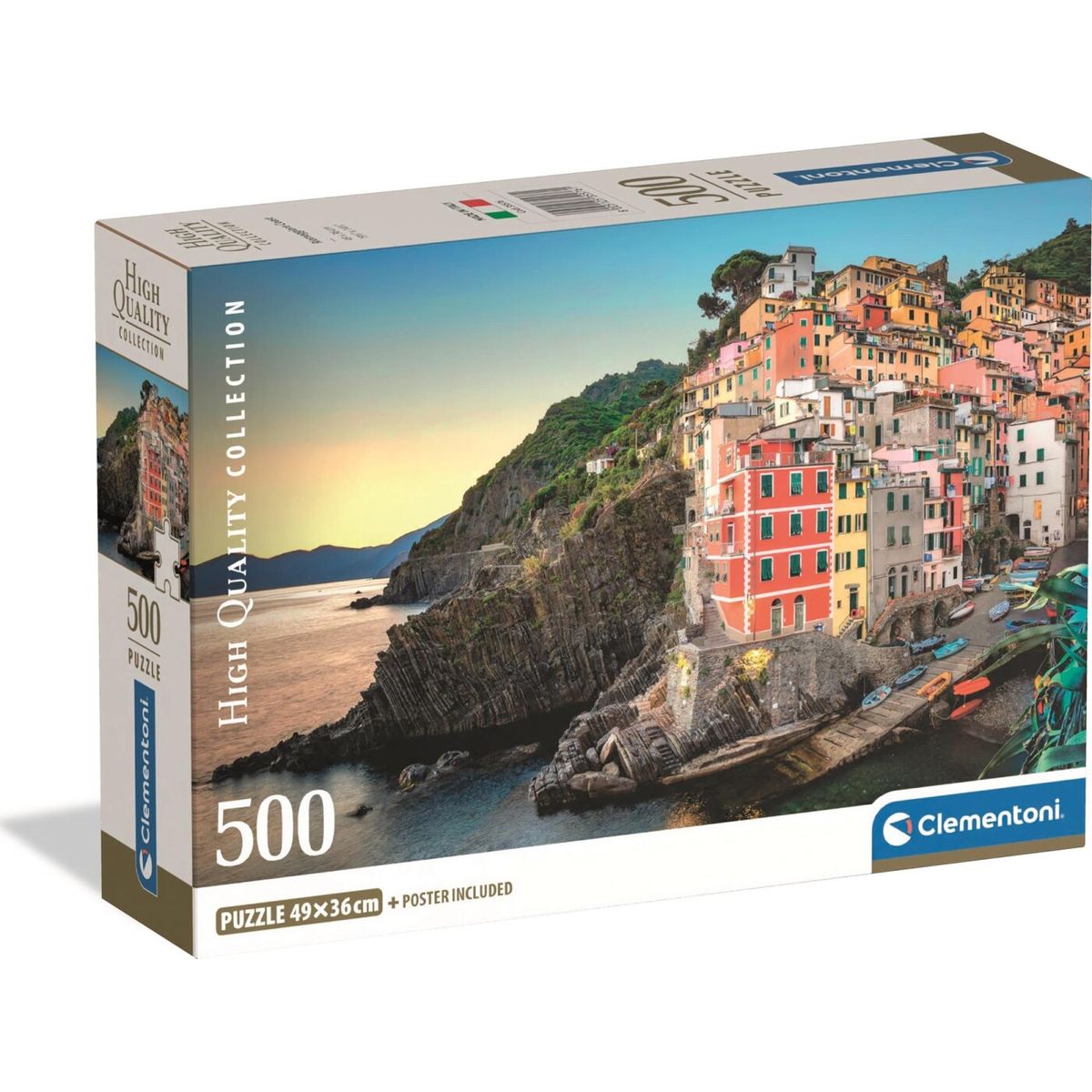 500 Puslespil Hqc Riomaggiore Coast Brikker