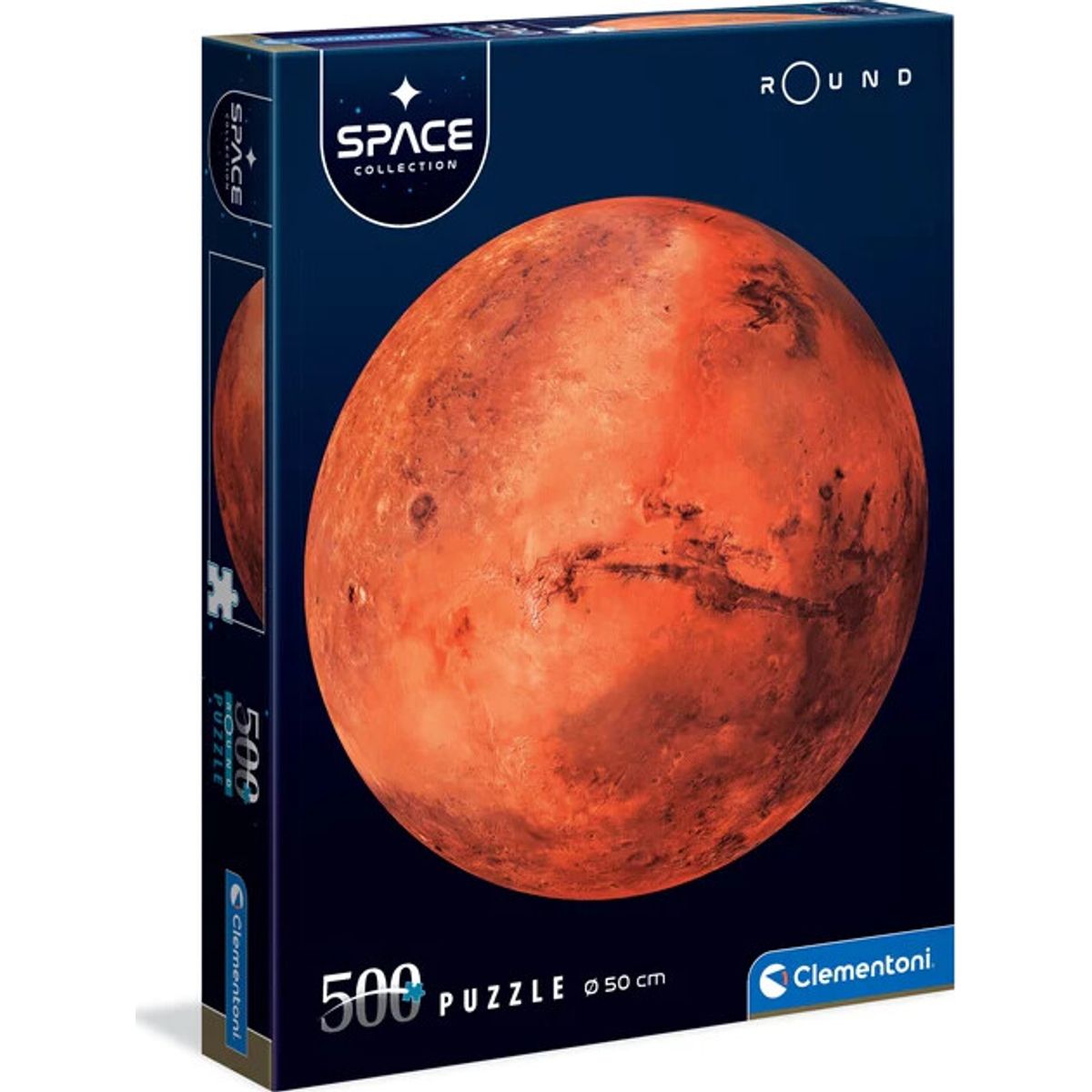 Clementoni Puslespil - Mars - Rundt - Space - 500 Brikker