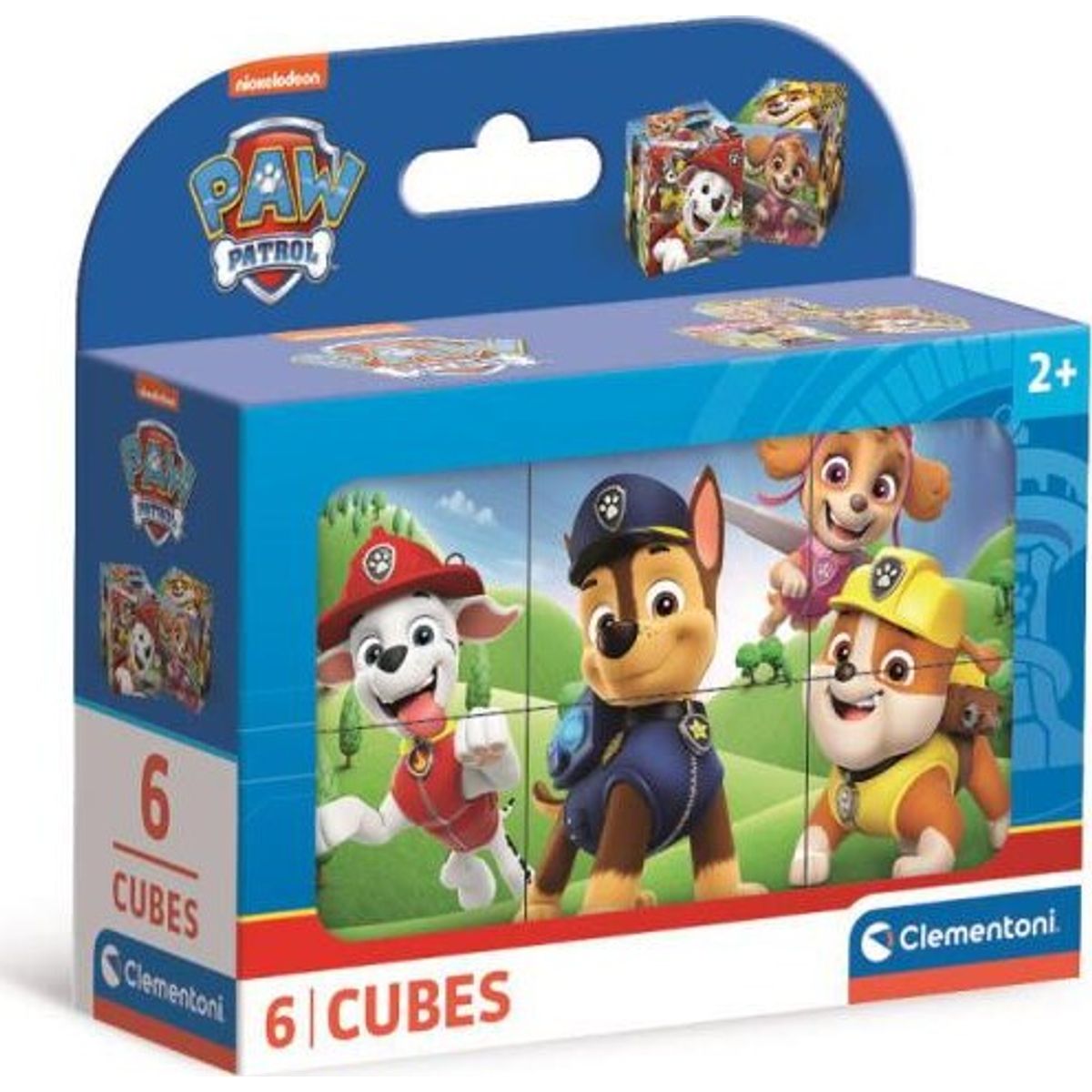 Paw Patrol Puslespil - 6 Kuber - Clementoni