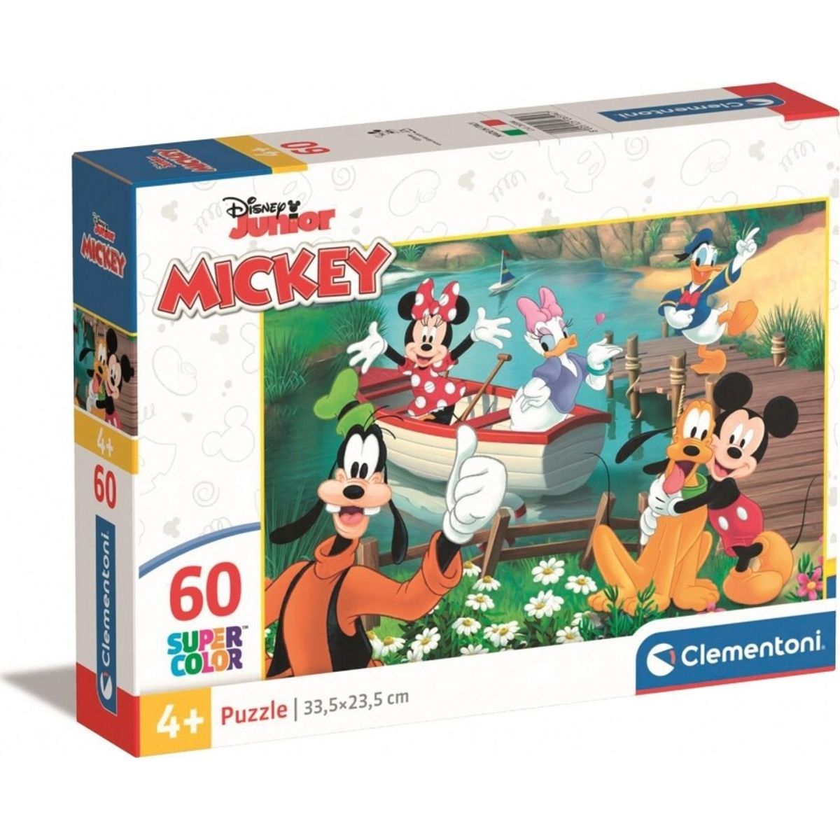 Mickey Mouse Puslespil - Disney - Color - 60 Brikker - Clementoni