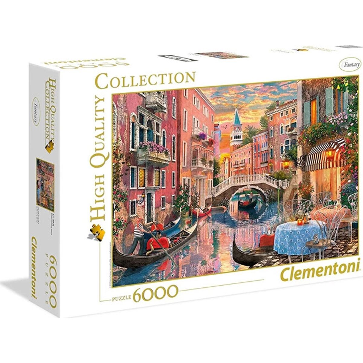 Clementoni Puslespil - Atardecer En Venecia - High Quality - 6000 Brikker